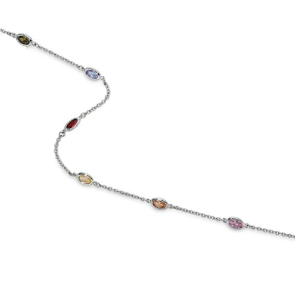 Gemstone Station Necklace J. Thomas Jewelers Rochester Hills, MI