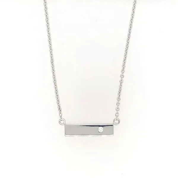 Diamond Bar Necklace J. Thomas Jewelers Rochester Hills, MI