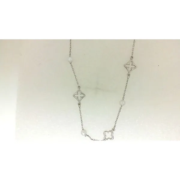 sterling silver necklace with fresh water pearls J. Thomas Jewelers Rochester Hills, MI