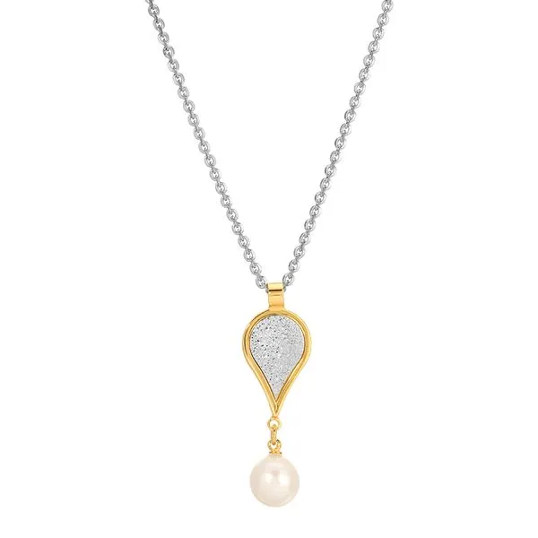 Sterling Silver Gold Plated Necklace J. Thomas Jewelers Rochester Hills, MI