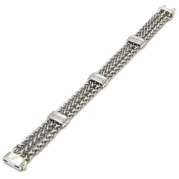 Sterling Silver Diamond Bracelet J. Thomas Jewelers Rochester Hills, MI