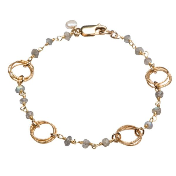 Vermeil Labradorite Bracelet J. Thomas Jewelers Rochester Hills, MI