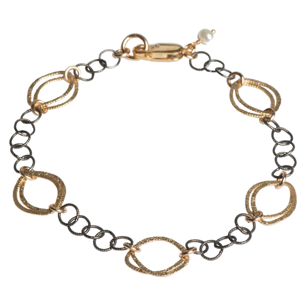 Gold Filled Oval Design Bracelet J. Thomas Jewelers Rochester Hills, MI