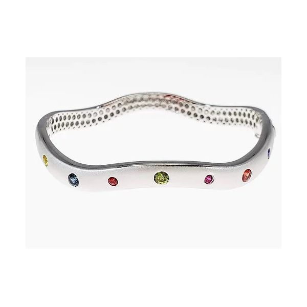 Sapphire Bangle Bracelet J. Thomas Jewelers Rochester Hills, MI