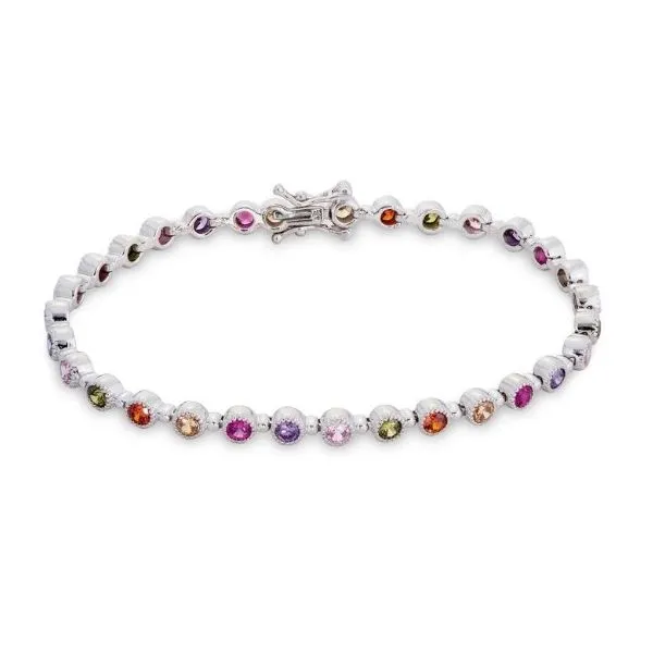 Multi-Colored Gemstone Bracelet J. Thomas Jewelers Rochester Hills, MI