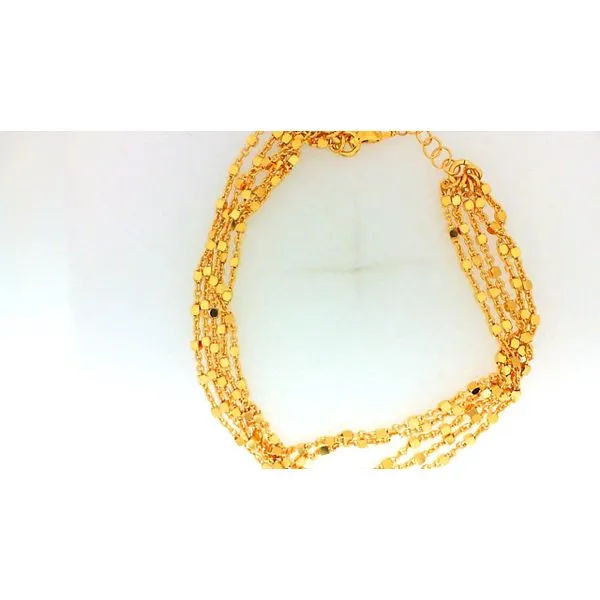 Sterling Silver Gold Plated Bracelet J. Thomas Jewelers Rochester Hills, MI