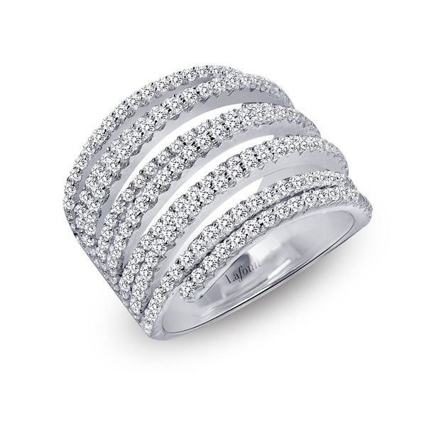 Sterling Silver Shimmering Pave' Ring J. Thomas Jewelers Rochester Hills, MI
