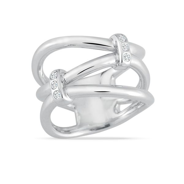 Chic Infusions Double Tie Diamond Ring J. Thomas Jewelers Rochester Hills, MI