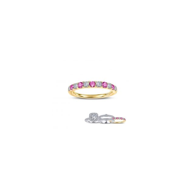 Lafonn Yellow Pink Tourmaline Ring J. Thomas Jewelers Rochester Hills, MI