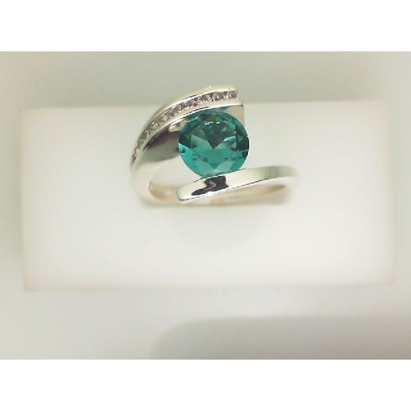 Caribbean Blue Quartz  Ring J. Thomas Jewelers Rochester Hills, MI