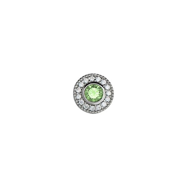 Simulated Peridot Charm J. Thomas Jewelers Rochester Hills, MI