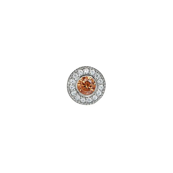 Simulated Citrine Charm J. Thomas Jewelers Rochester Hills, MI