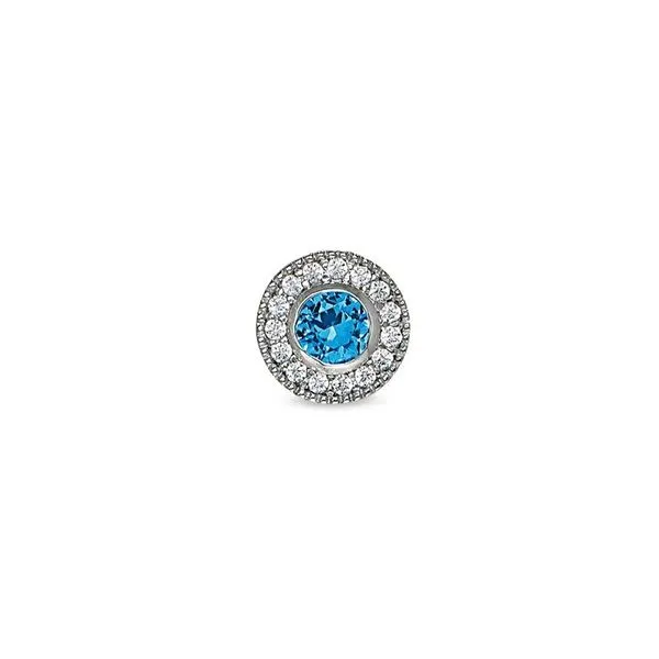 Blue Topaz Charm J. Thomas Jewelers Rochester Hills, MI