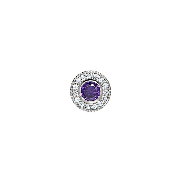 Simulated Amethyst Charm J. Thomas Jewelers Rochester Hills, MI