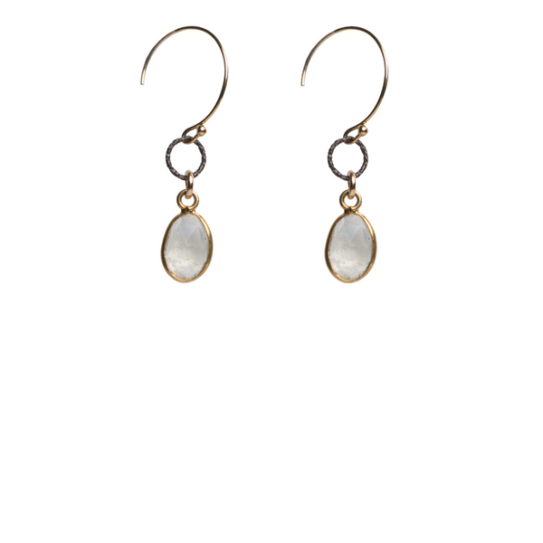 Teardrop Moonstone Earrings J. Thomas Jewelers Rochester Hills, MI