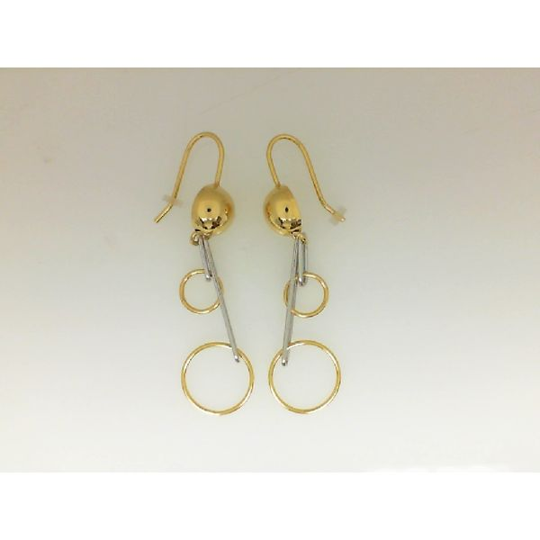 Frederic Duclos Circle Drop Earrings J. Thomas Jewelers Rochester Hills, MI