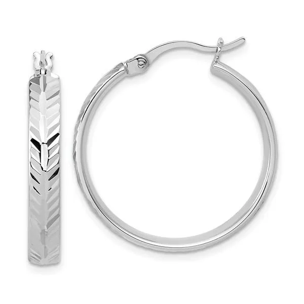 Diamond Cut Hoops J. Thomas Jewelers Rochester Hills, MI