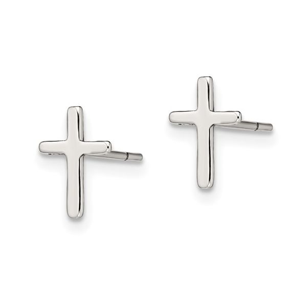 Sterling Silver Cross Earrings J. Thomas Jewelers Rochester Hills, MI