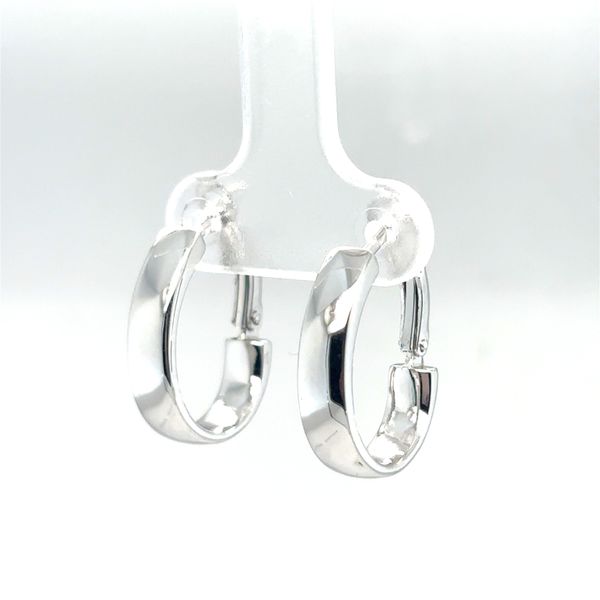 Sterling Silver Oval Hoops J. Thomas Jewelers Rochester Hills, MI
