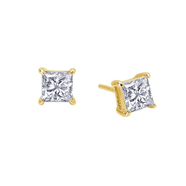 Lafonn's Gold Plated Princess Earrings J. Thomas Jewelers Rochester Hills, MI