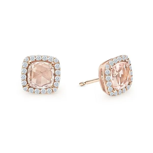 Lafonn Morganite Earrings J. Thomas Jewelers Rochester Hills, MI