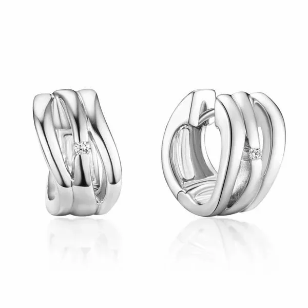 Sterling Silver Huggie Earrings J. Thomas Jewelers Rochester Hills, MI