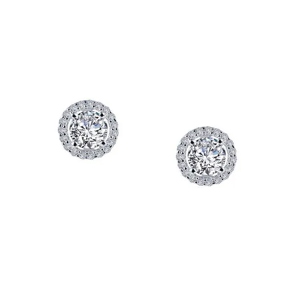 Lafonn 1.30Tw Halo Earrings J. Thomas Jewelers Rochester Hills, MI