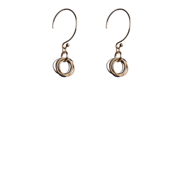 Textured Circle Earrings J. Thomas Jewelers Rochester Hills, MI