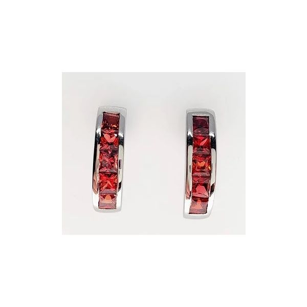 Red Sapphire Earrings J. Thomas Jewelers Rochester Hills, MI