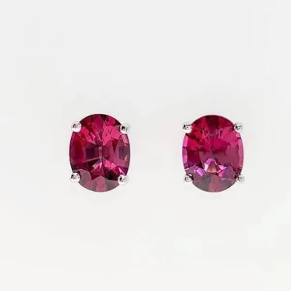 2.54Tw Oval Garnet Earrings J. Thomas Jewelers Rochester Hills, MI