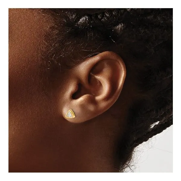 Triangle  Stud Earrings Image 2 J. Thomas Jewelers Rochester Hills, MI