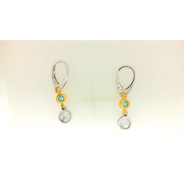 Sterling Silver Gold Plated Earrings J. Thomas Jewelers Rochester Hills, MI