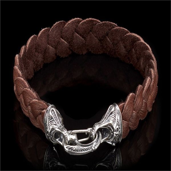 William Henry - Hunter - Brown Braided Bracelet J. Thomas Jewelers Rochester Hills, MI