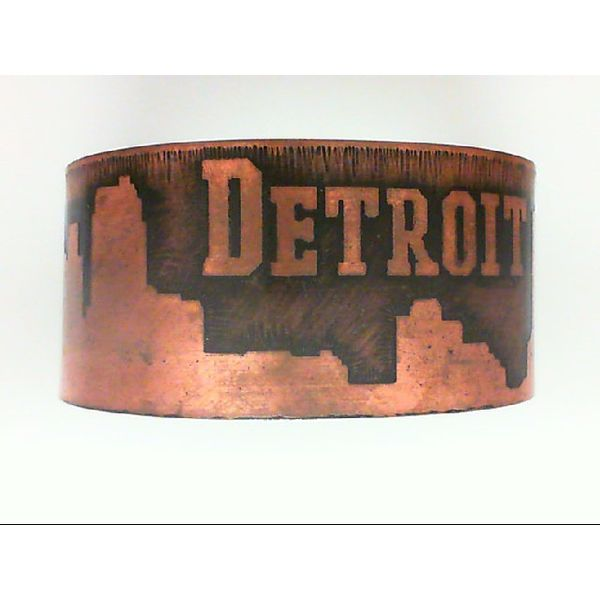 Detroit Skyline Copper Cuff Bracelet J. Thomas Jewelers Rochester Hills, MI