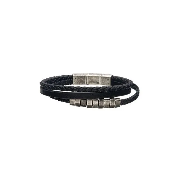 Men's Multi Leather Bracelet J. Thomas Jewelers Rochester Hills, MI