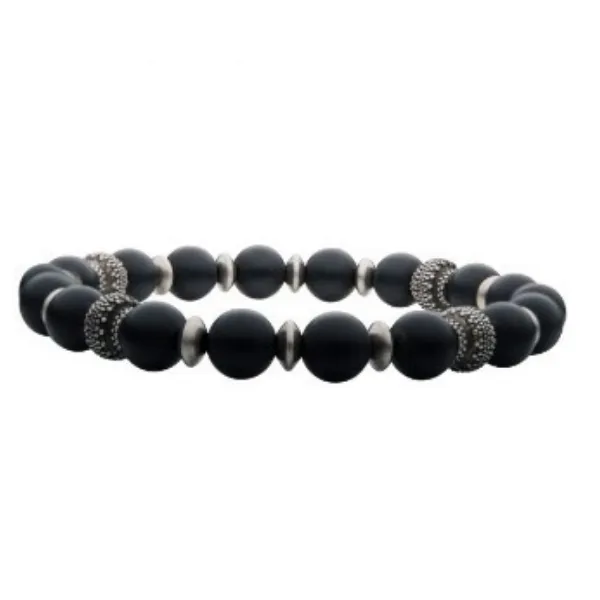 Black Agate  Bracelet J. Thomas Jewelers Rochester Hills, MI