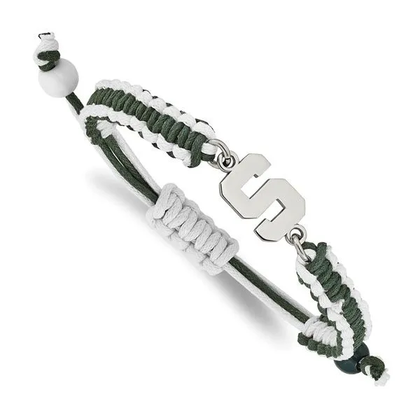 Michigan State University Adjustable Bracelet J. Thomas Jewelers Rochester Hills, MI