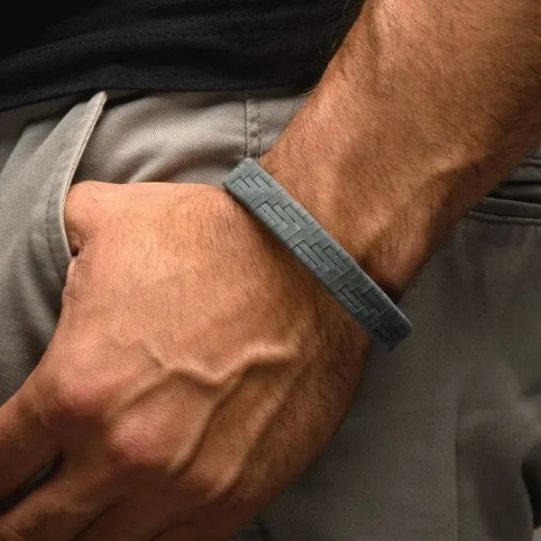 Twill Weave  Gray Leather Image 2 J. Thomas Jewelers Rochester Hills, MI