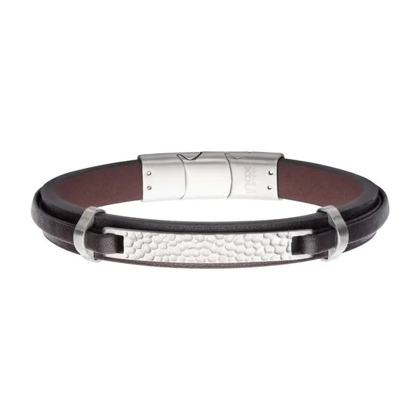 Brown Leather Bracelet Image 3 J. Thomas Jewelers Rochester Hills, MI