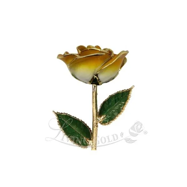 Two-Tone Orange Rose 24 Karat Gold J. Thomas Jewelers Rochester Hills, MI