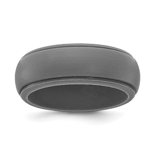 Dark Grey Silicone Ring J. Thomas Jewelers Rochester Hills, MI