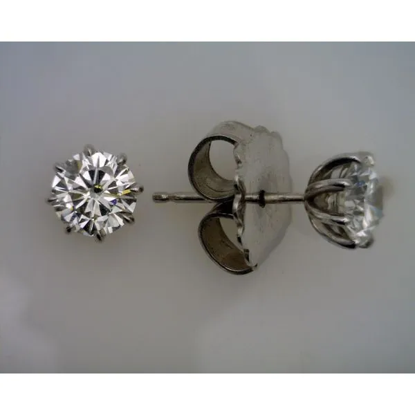 Diamond Earrings Joint Venture Estate Jewelry Charleston, SC