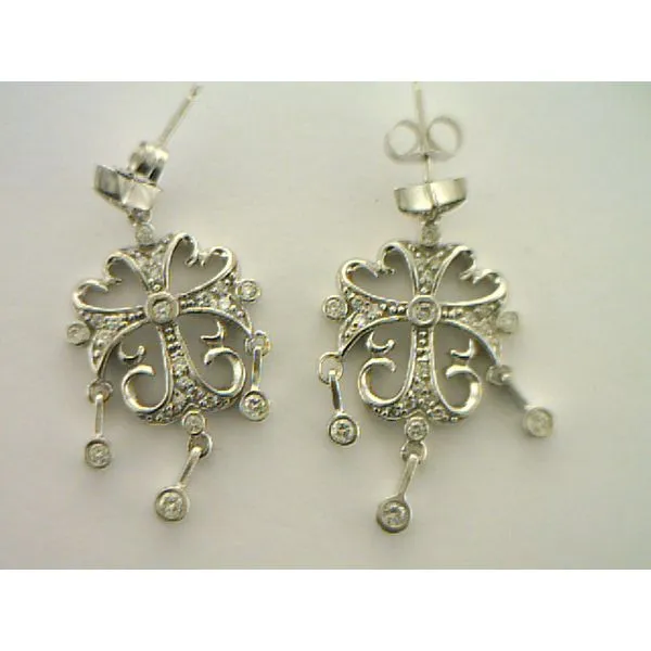 Diamond Earrings Joint Venture Estate Jewelry Charleston, SC