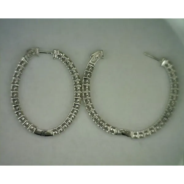 Diamond Earrings Image 3 Joint Venture Estate Jewelry Charleston, SC