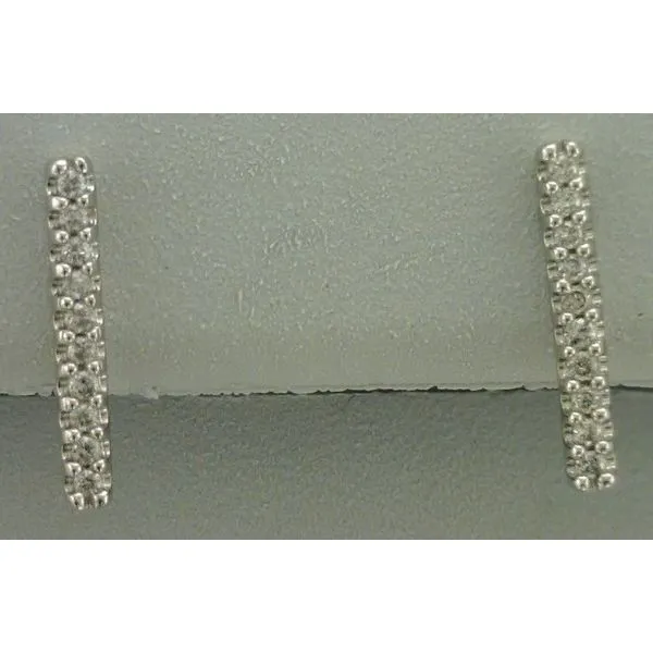 Diamond Earrings Image 2 Joint Venture Estate Jewelry Charleston, SC