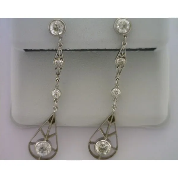 Diamond Earrings Joint Venture Estate Jewelry Charleston, SC