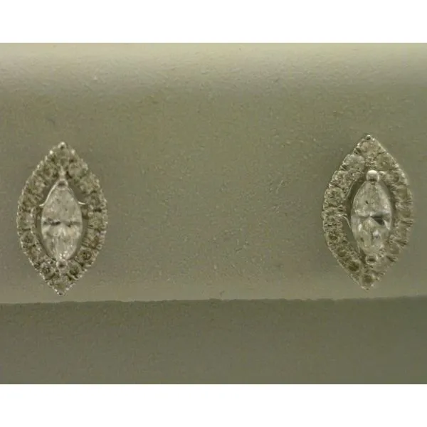 Diamond Earrings Image 2 Joint Venture Estate Jewelry Charleston, SC