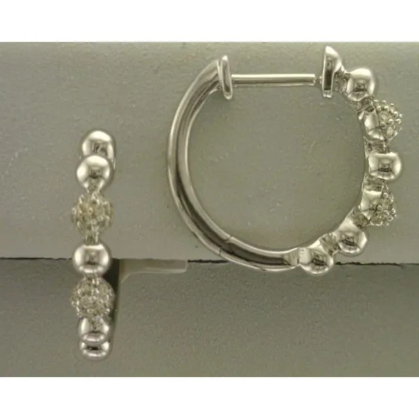 Diamond Earrings Image 2 Joint Venture Estate Jewelry Charleston, SC