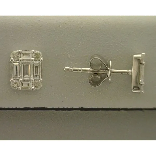 Diamond Earrings Image 2 Joint Venture Estate Jewelry Charleston, SC
