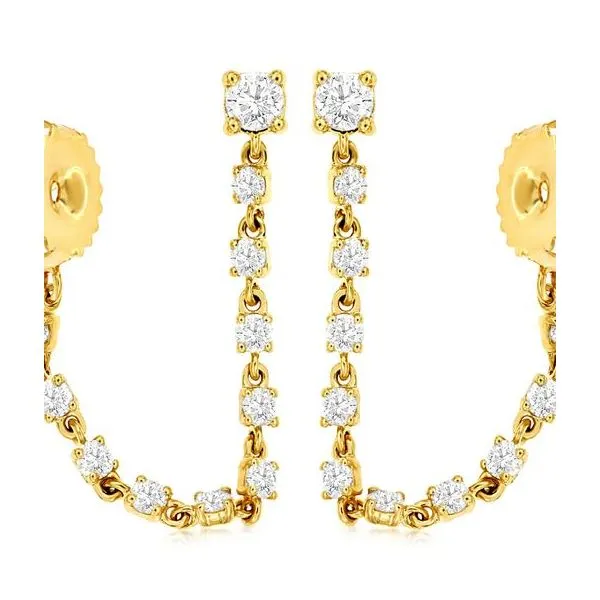 Diamond Earrings Joint Venture Estate Jewelry Charleston, SC